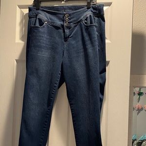 Lane Bryant high rise super stretch skinny jeans